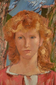 Jolene. 1987, Oil on cardboard. 81x65 cm