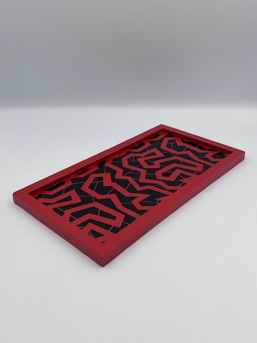 Painted Jazz Age / Art Deco Style Vide-Poche Catchall For Sale