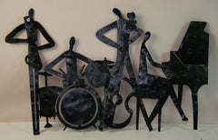 Jazz Band Metal Wall Sculpture