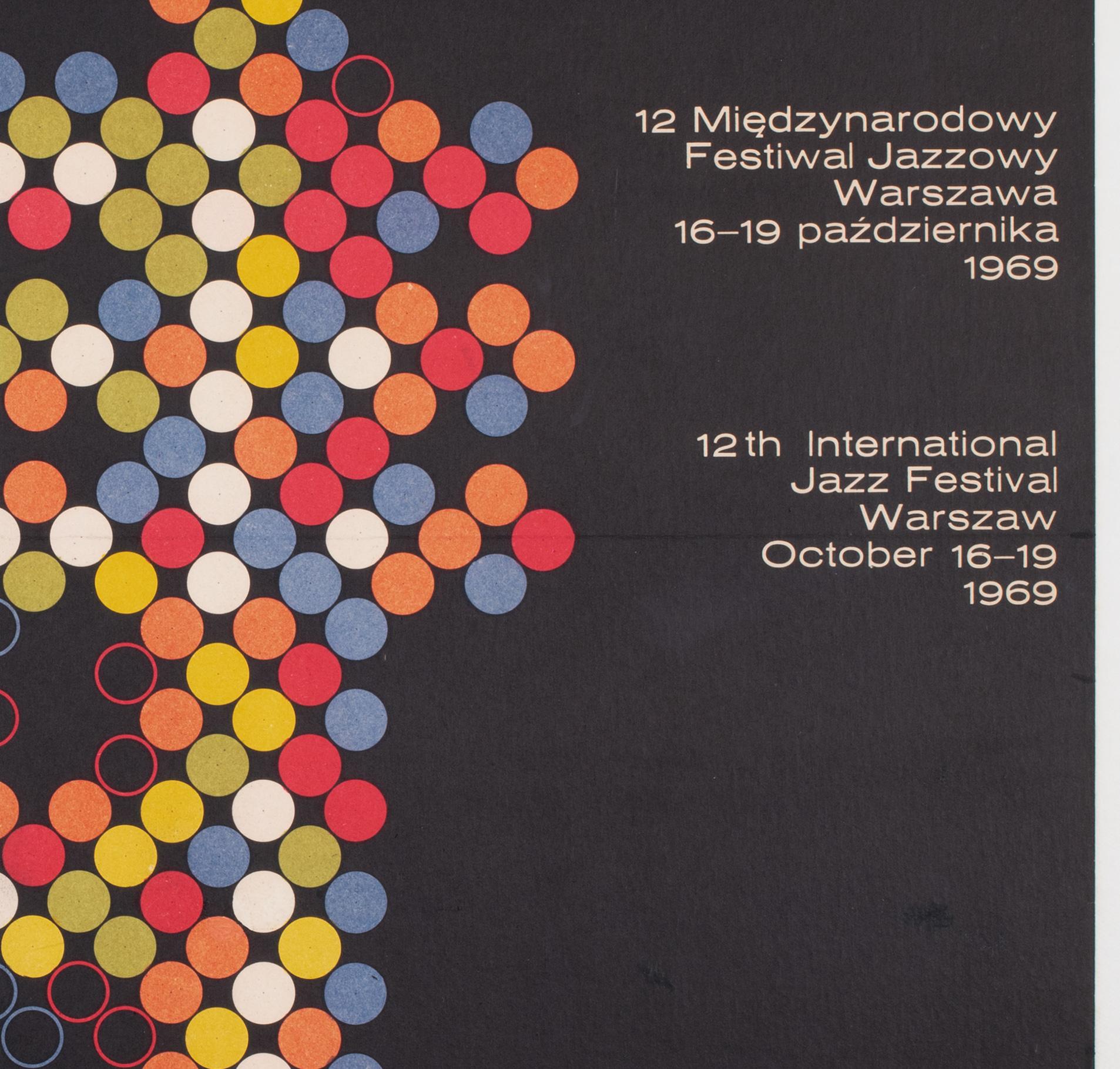 Jazz Jamboree 1969 Polish Music Festival Poster, Bronislaw Zelek For Sale 1