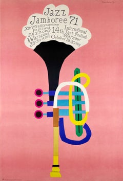 Jazz Jamboree 1971 Polish Jazz Festival Poster, Henryk Tomaszewski