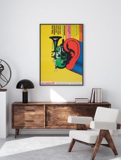 JAZZ JAMBOREE, Polish Music Festival Poster, BRONISLAW ZELEK, 1968