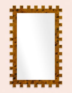 Jazz Rectangle Mirror in Tortoise