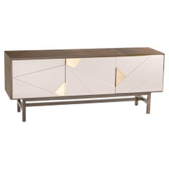 Jazz Sideboard with Natural Walnut and Ivory