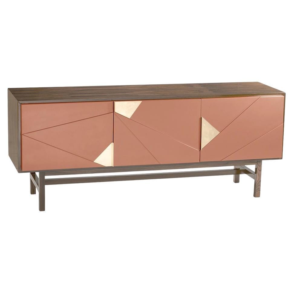 Jazz Sideboard with Natural Walnut and Powder