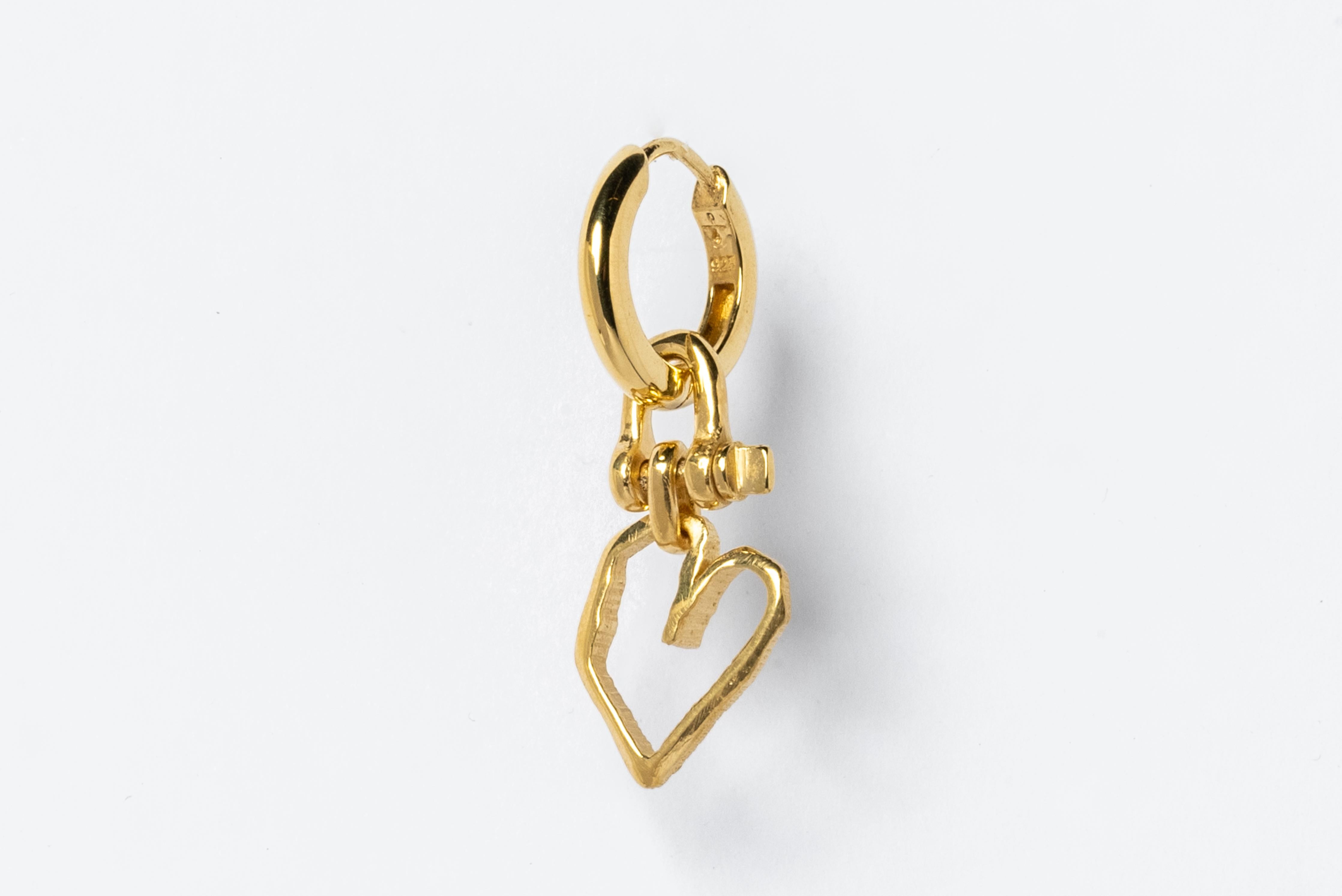 Jazz's Heart Earring (Extra Small, YGA) In New Condition For Sale In Paris, FR