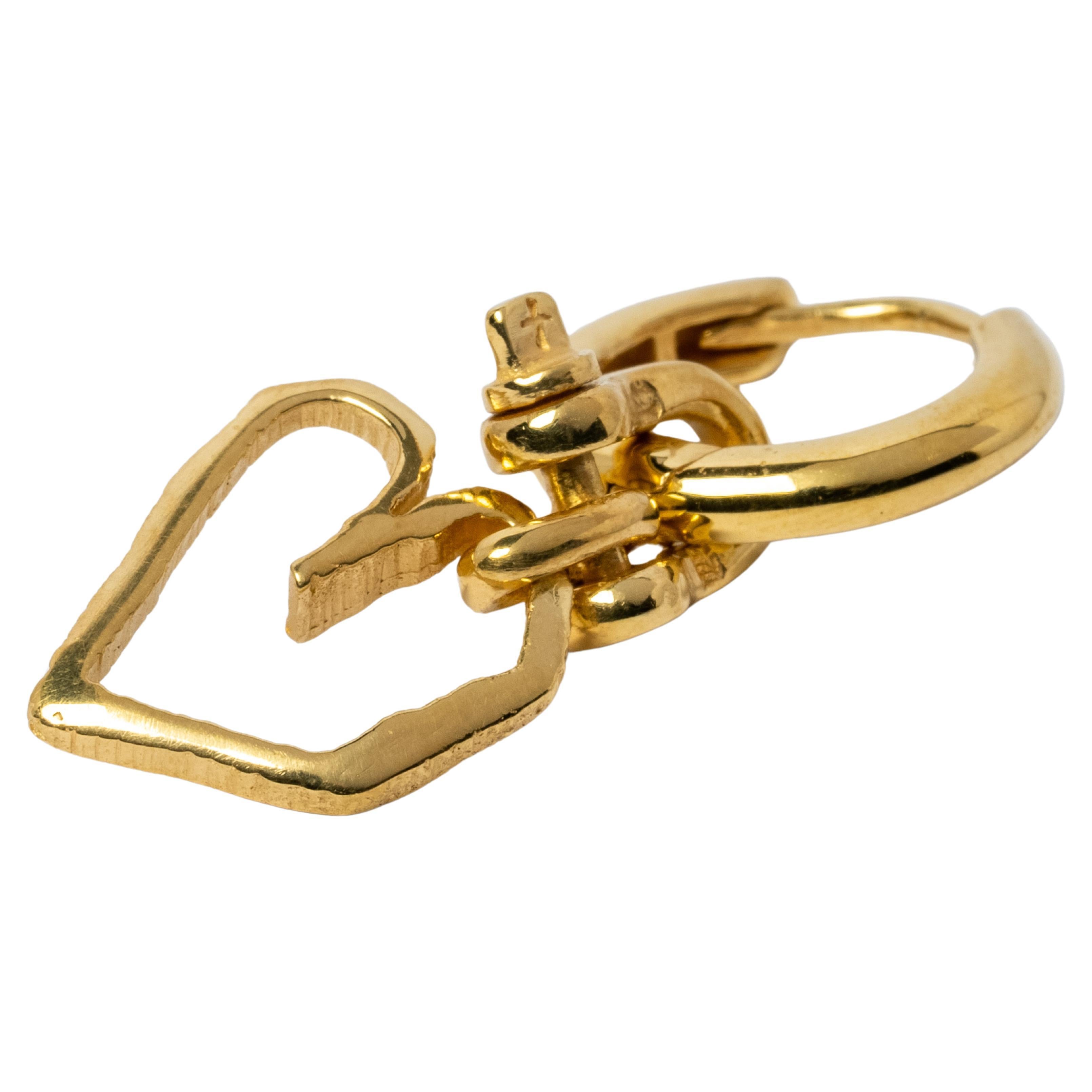 Jazz's Heart Earring (Extra Small, YGA) For Sale