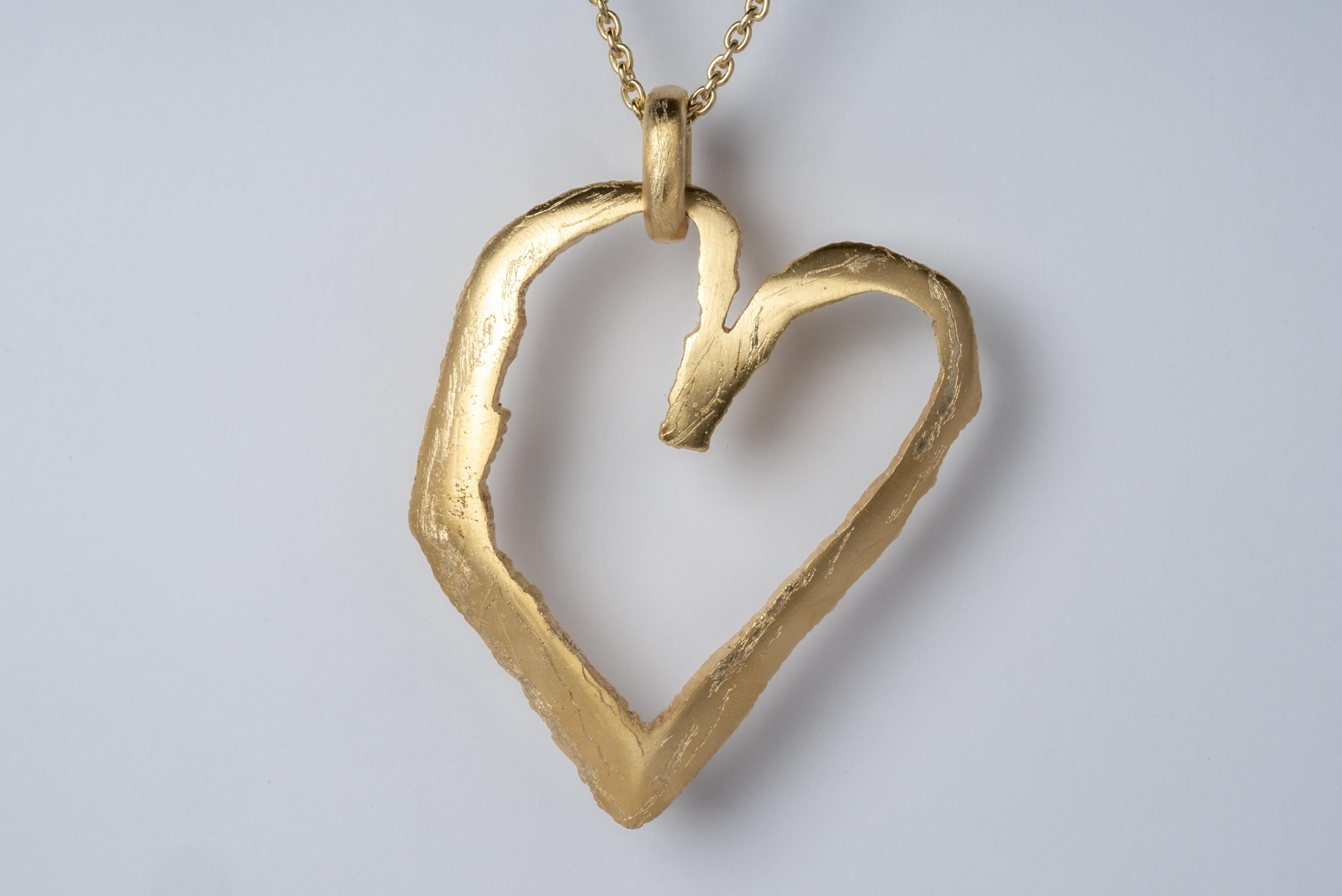 Jazz's Heart Necklace (Big, AG+AGA) In New Condition For Sale In Paris, FR