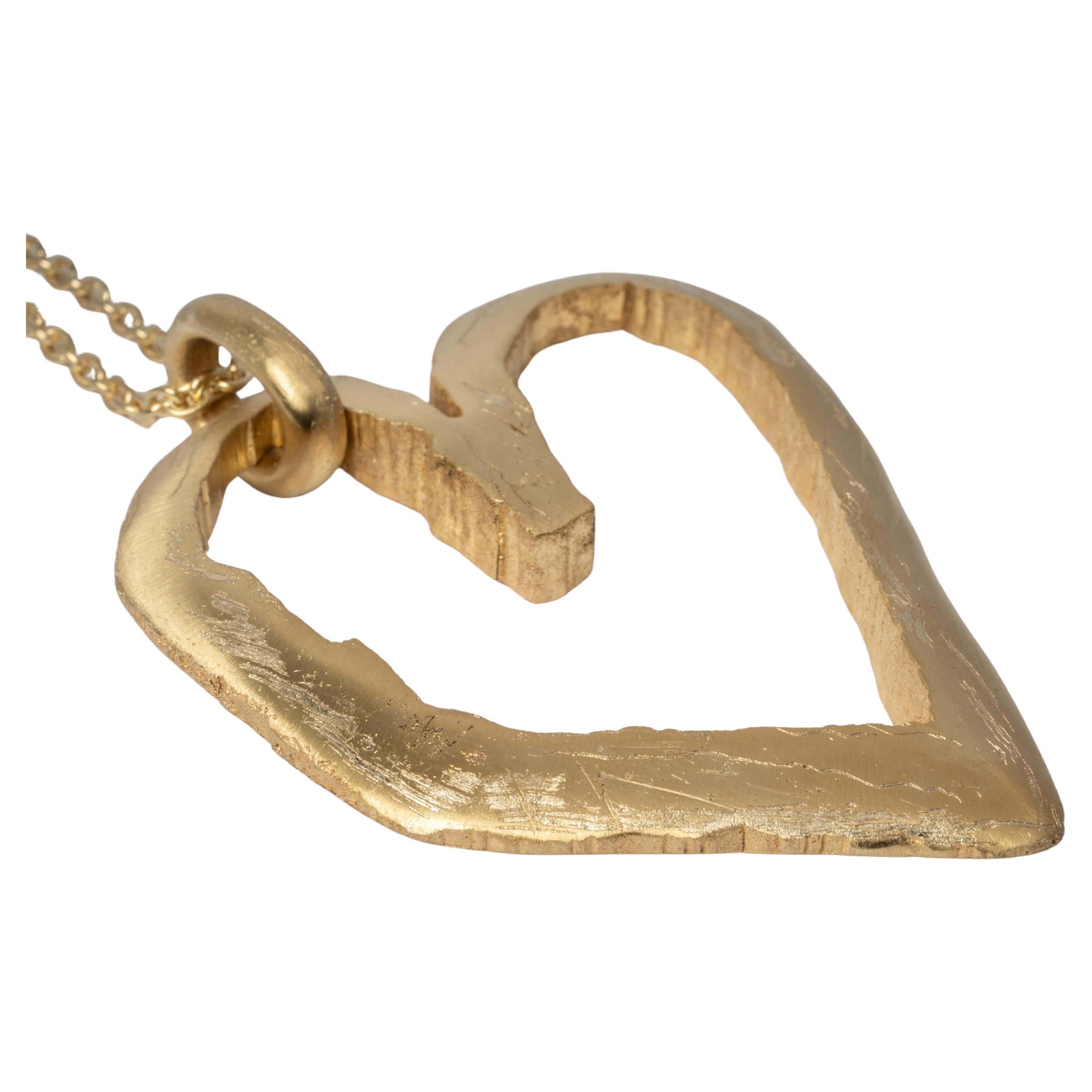 Jazz's Heart Necklace (Big, AG+AGA) For Sale