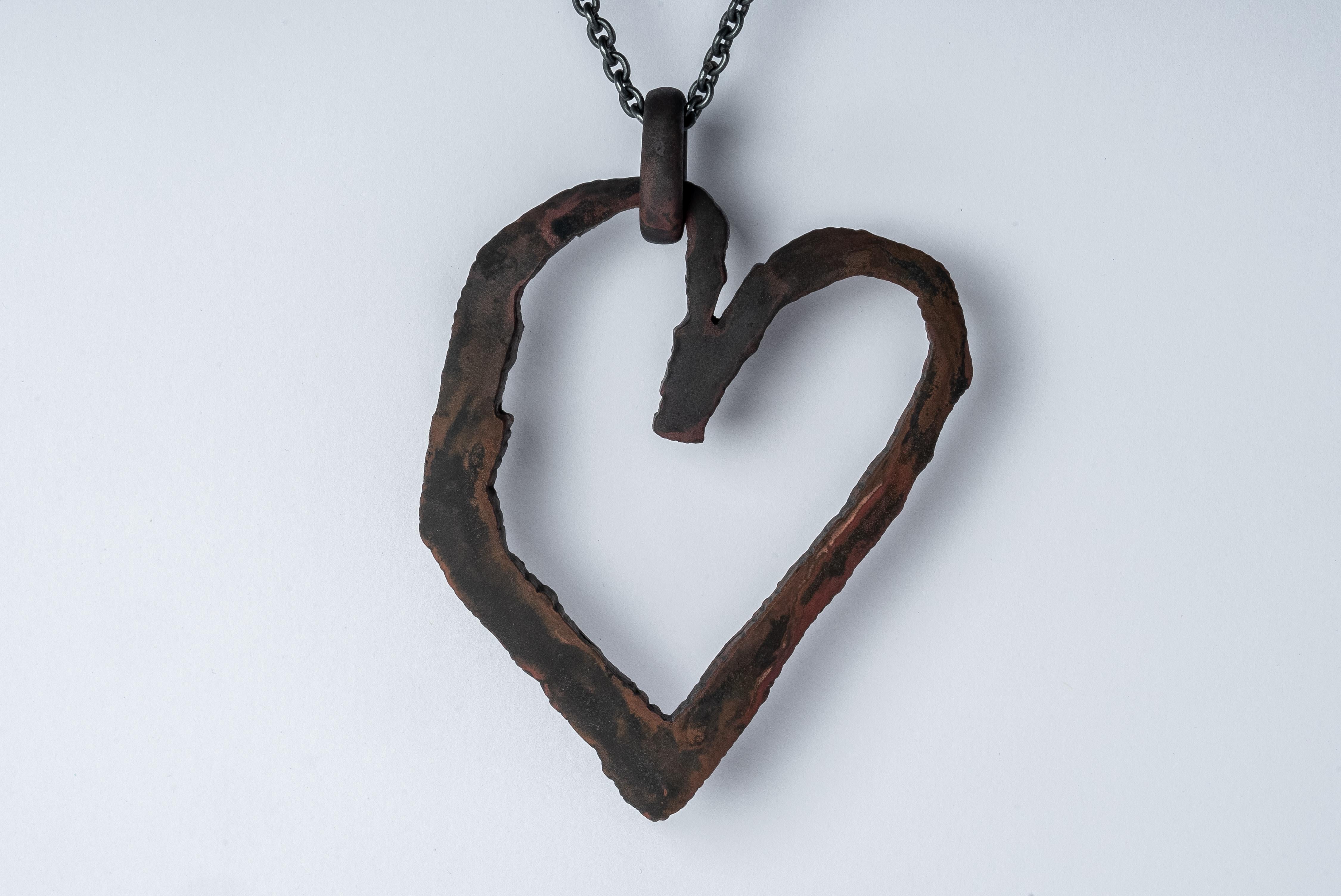 Jazz's Heart Necklace (Big, DR+KA) In New Condition For Sale In Hong Kong, Hong Kong Island