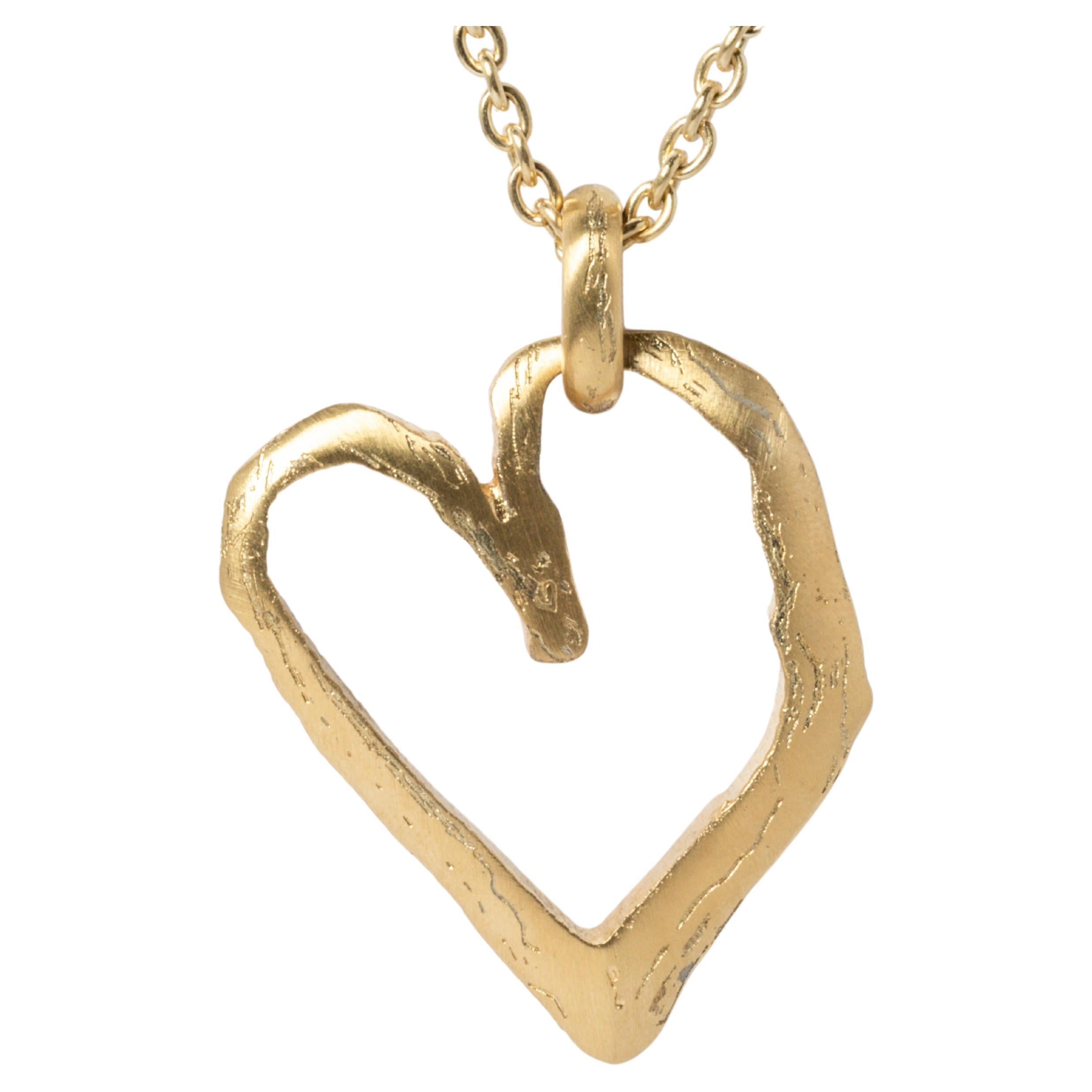 Jazz's Heart Necklace (Little, AG+AGA) For Sale