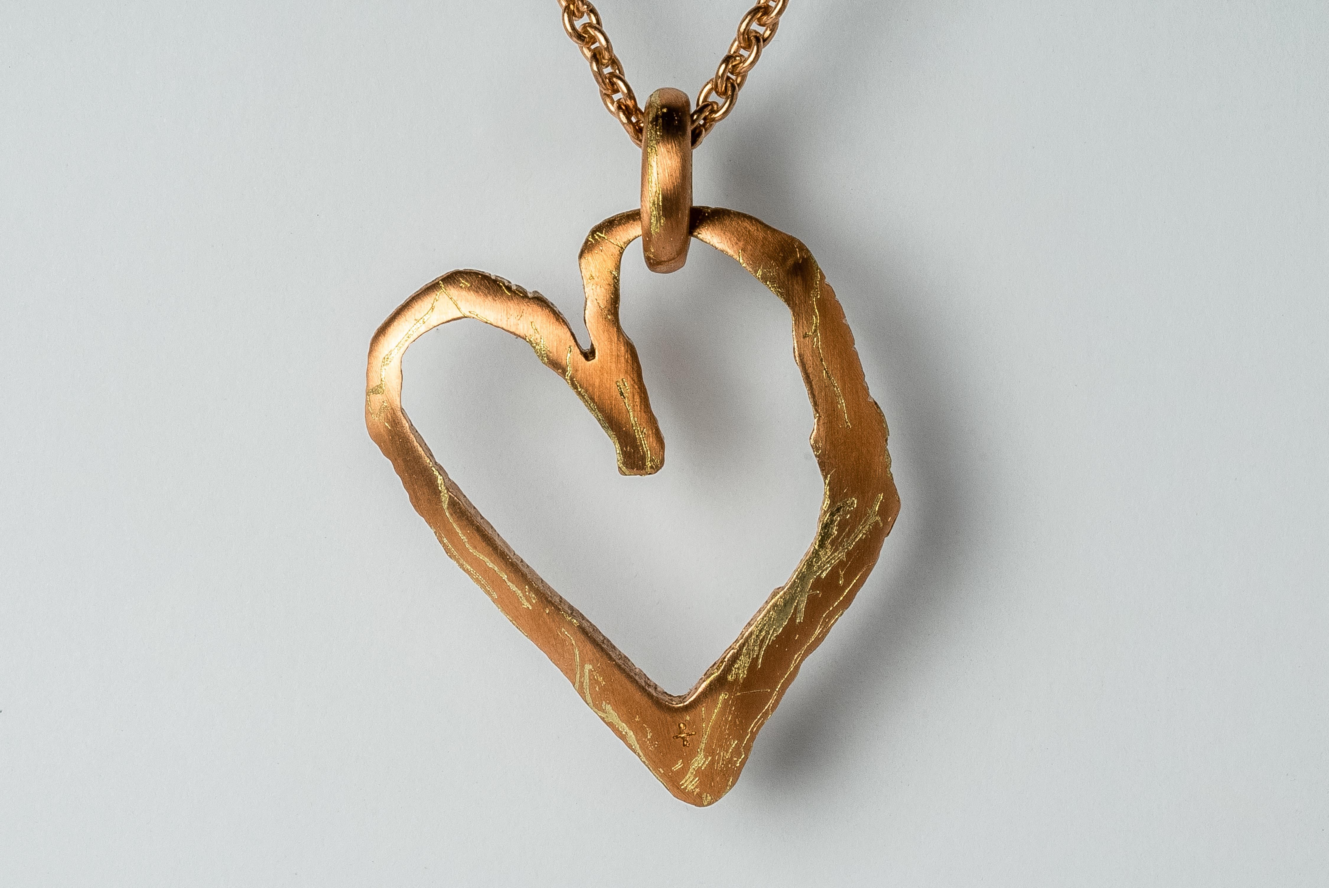 Women's or Men's Jazz's Heart Necklace (Little, AM+AMA) For Sale