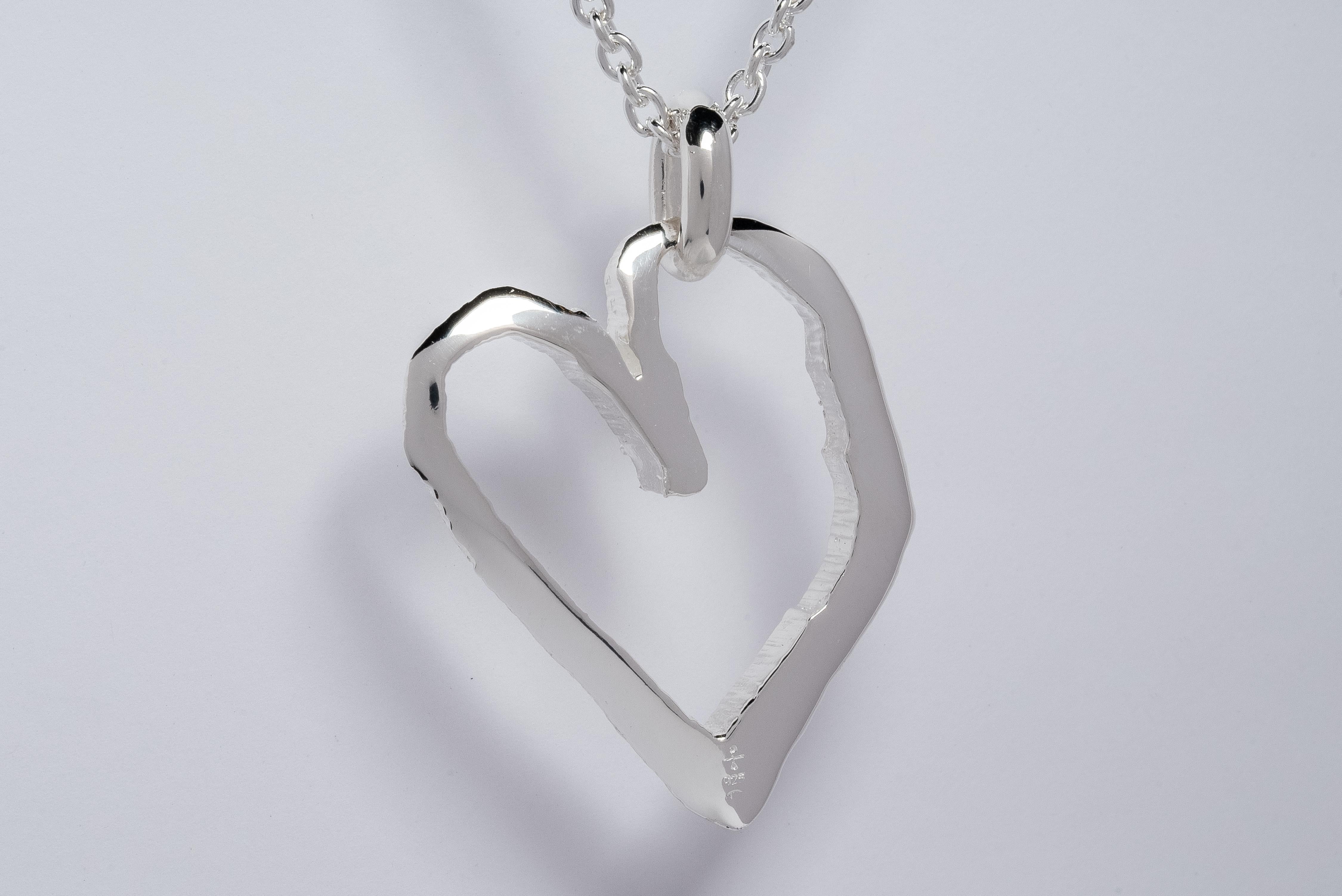 Women's or Men's Jazz's Heart Necklace (Little, PA) For Sale