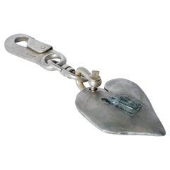 Jazz's Solid Heart Charm (Big, Aquamarine, AS+AQU)