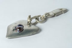 Jazz's Solid Heart Charm (Big, Black Rainbow Pearl, AS+KPRL)