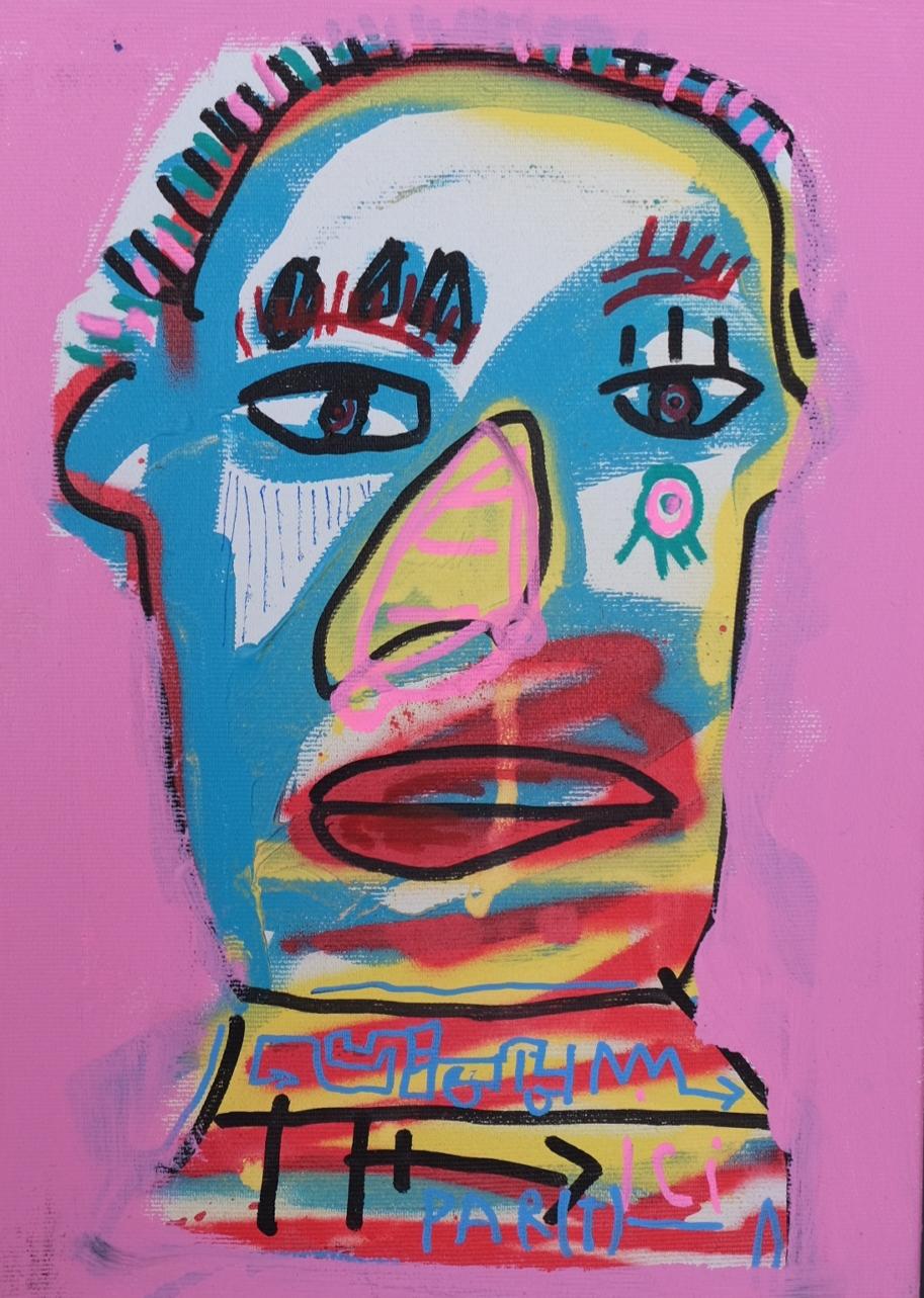 PART DE MOI 
33x24 without frame 
40x31 with frame
Acrylic and various on canvas
2019
350€