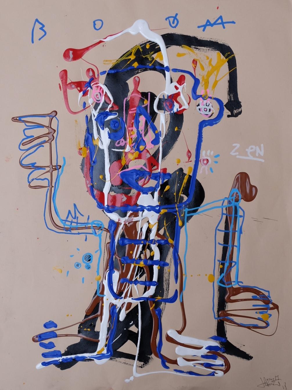 EMOTIF III (Abstrakt), Painting, von Jazzu