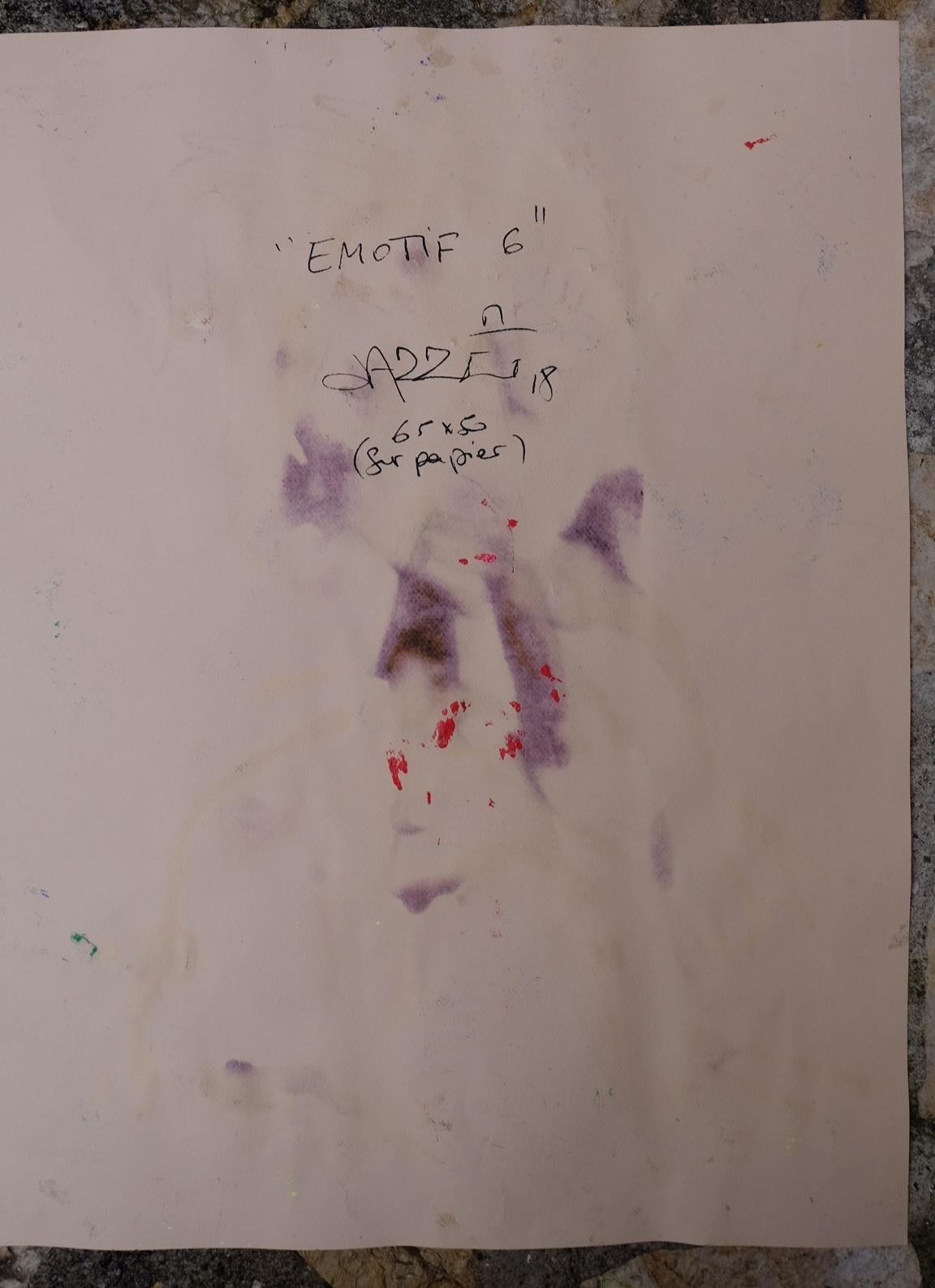 EMOTIF VI - Abstract Painting Grigio di Jazzu