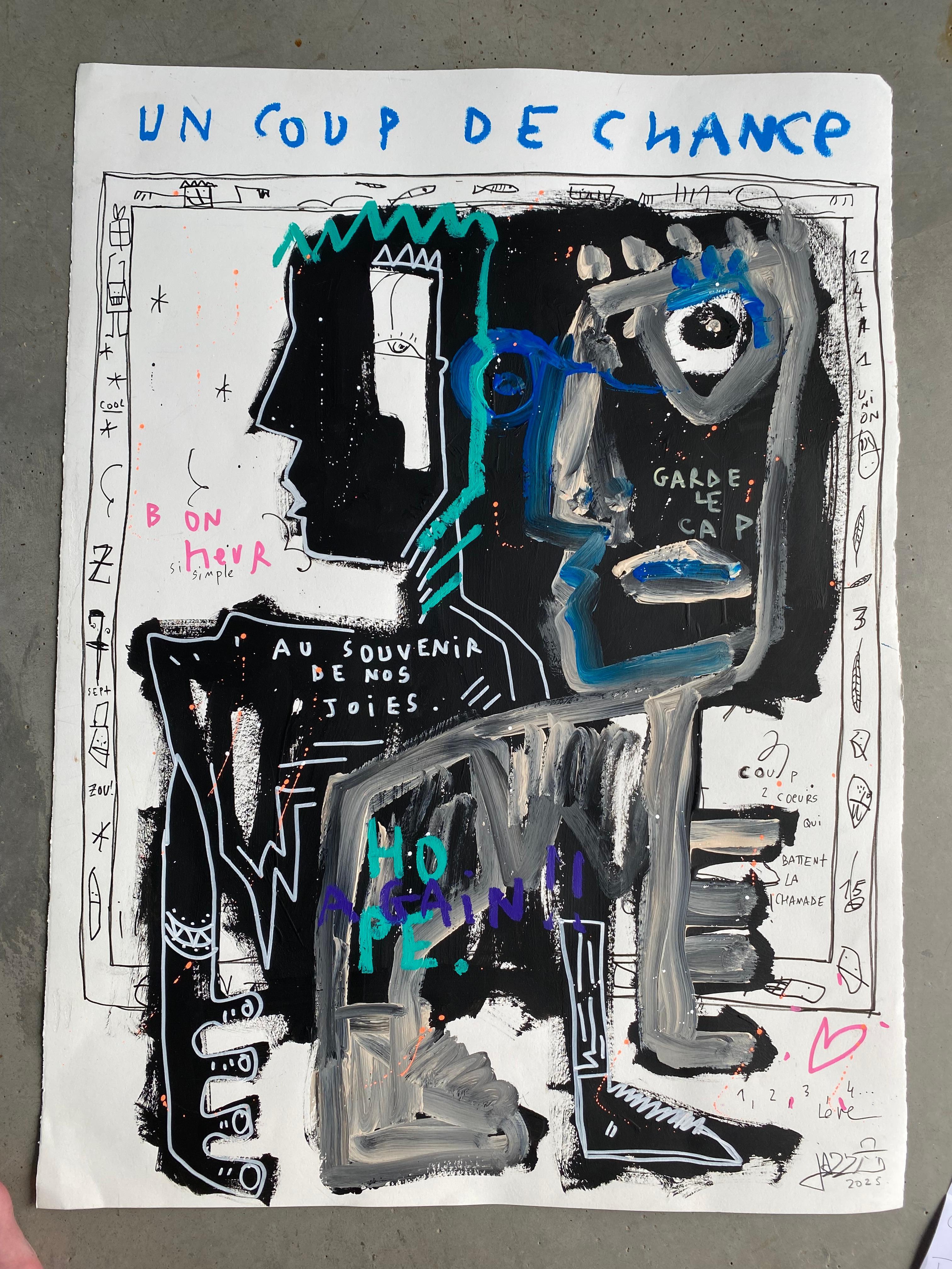 JAZZU – Coup de Chance – Painting von Jazzu