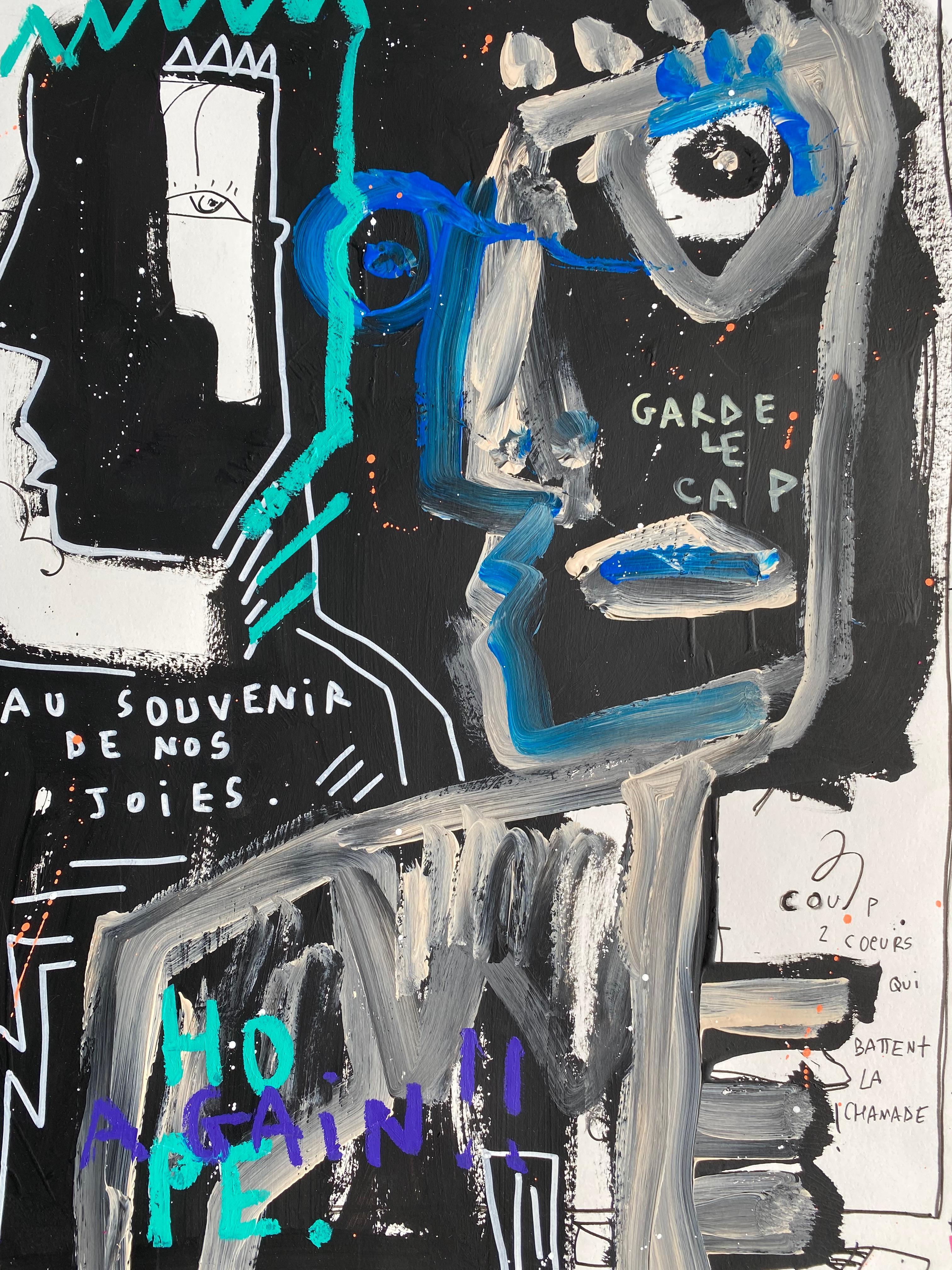 JAZZU – Coup de Chance (Abstrakter Expressionismus), Painting, von Jazzu