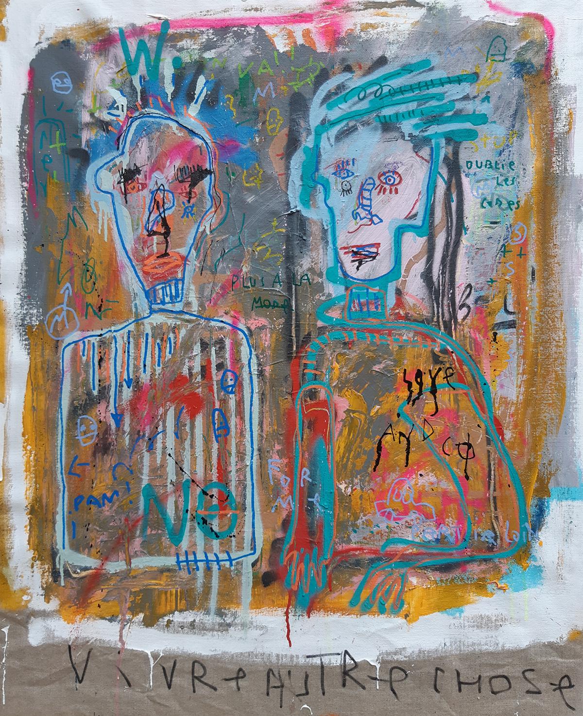 Jazzu Portrait Painting – Prisoners of Pain