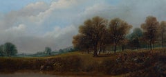J.B. - Late 19th Century Oil, On the River Avon