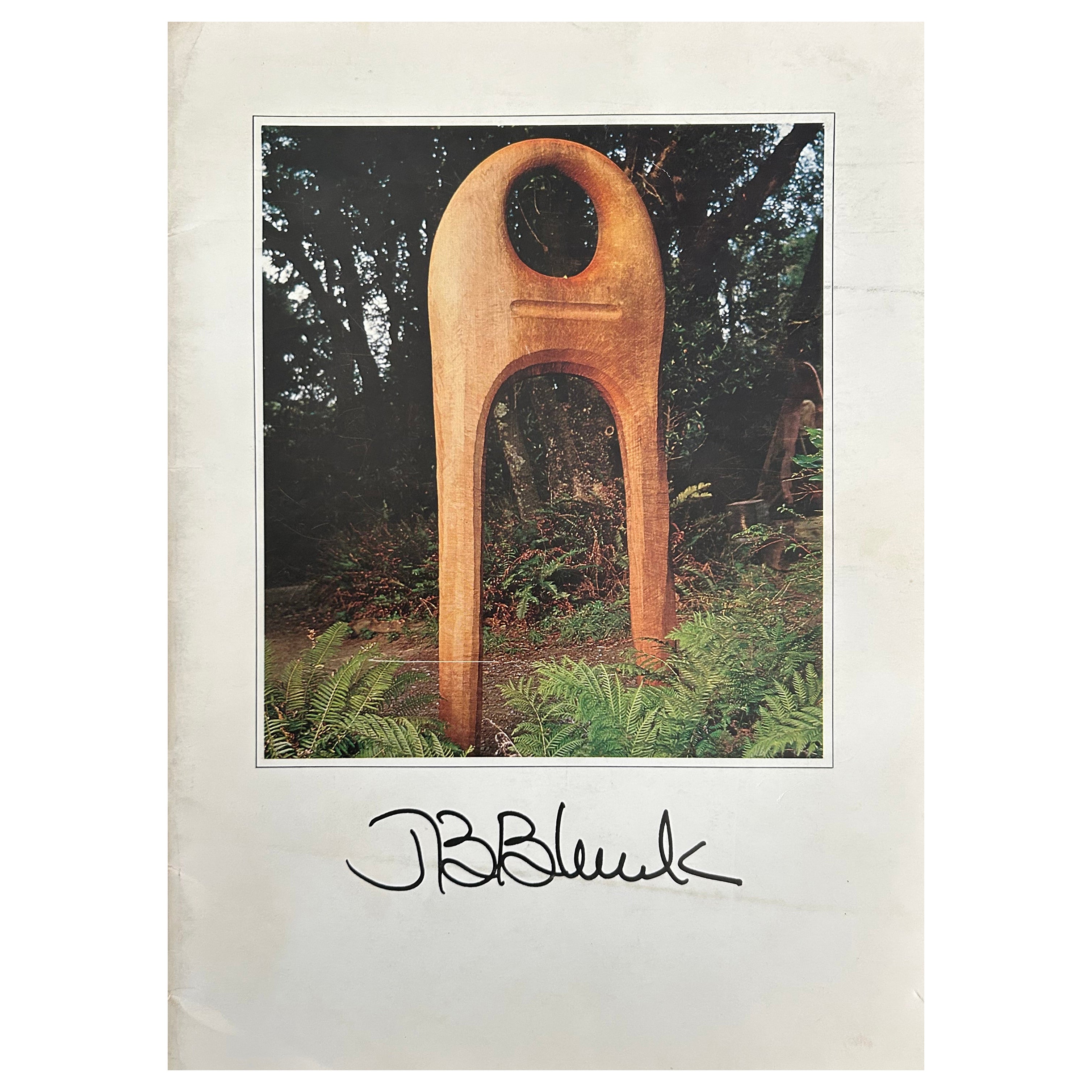 JB Blunk Sculptures Exhibition Catalog The Craft and Folk Art Museum 1978 For Sale