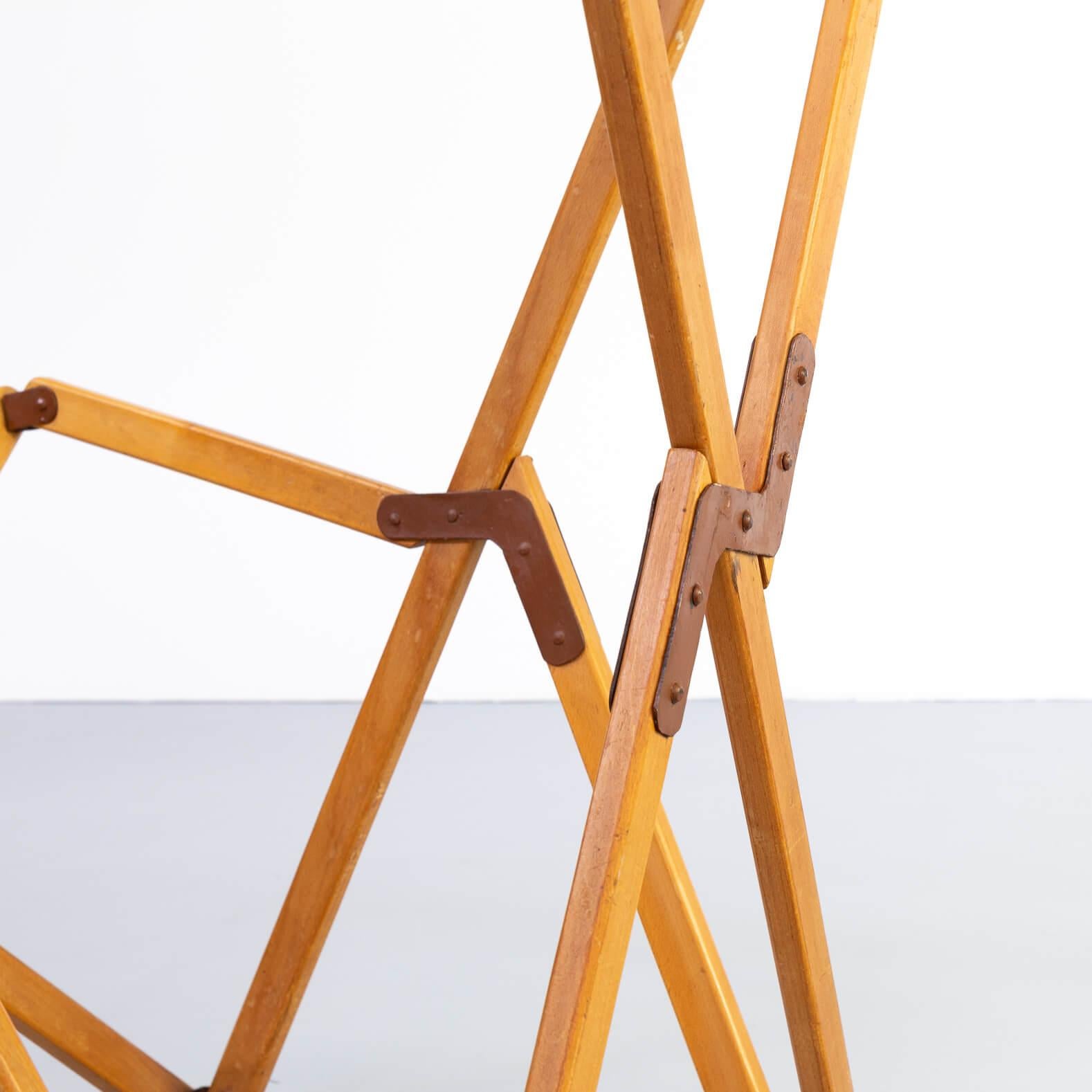 Beech JB Fendy ‘Tripolina’ Naked Chair for Dario Alfonsi For Sale