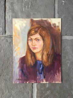 Portrait of a Young Lady, Oil Painting