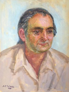 Portrait of an Elderly Man, Oil Painting