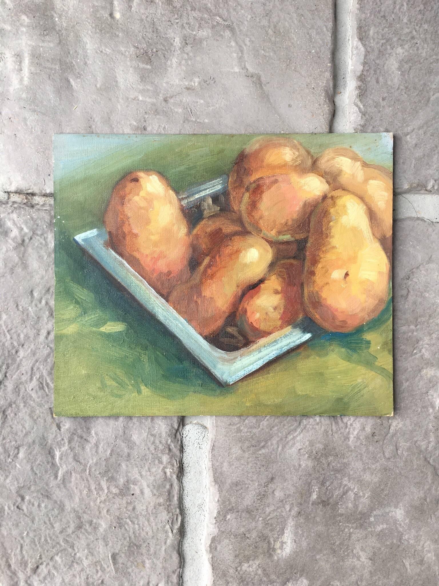 potatoes painting
