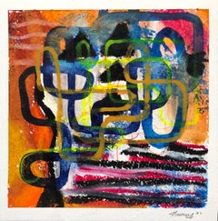 Seltzer (abstract, post graffiti, expressionism, contemporary art, mixed media)