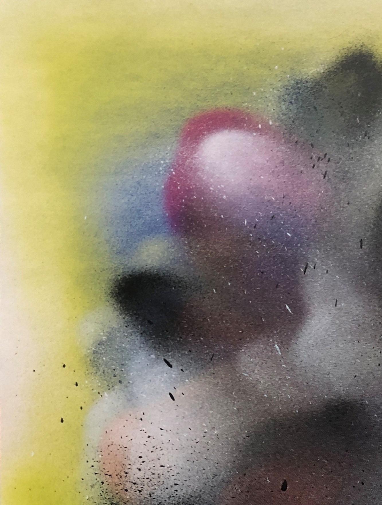 Untitled (Nebula, Street Art, Sprayer, Colorful, Galaxy, 22% OFF - SCHLUSSVERKAUFTUNG) im Angebot 1