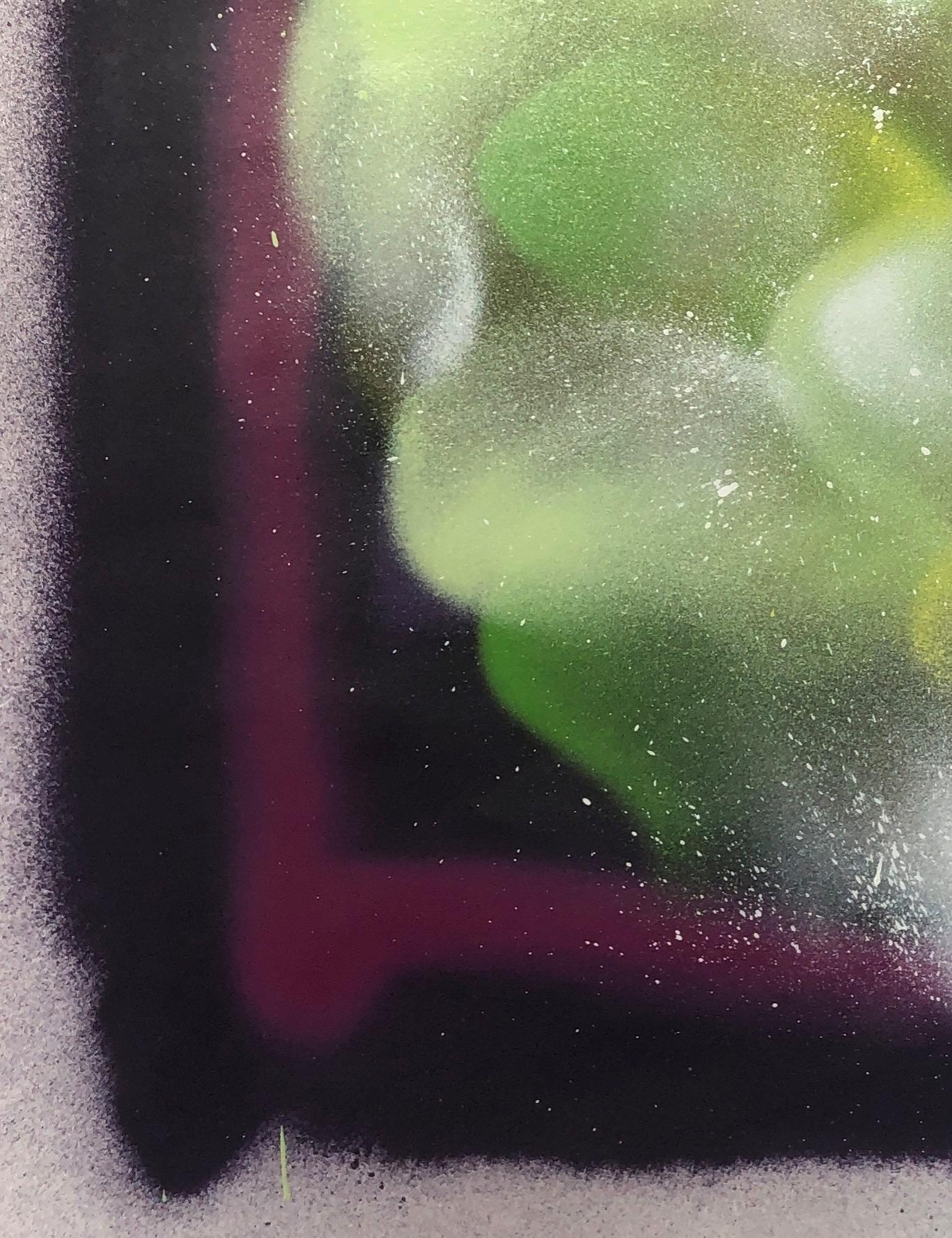 Untitled (Nebula, Street Art, Sprayer, Colorful, Galaxy, 22% OFF - LIMITED TIME) For Sale 2
