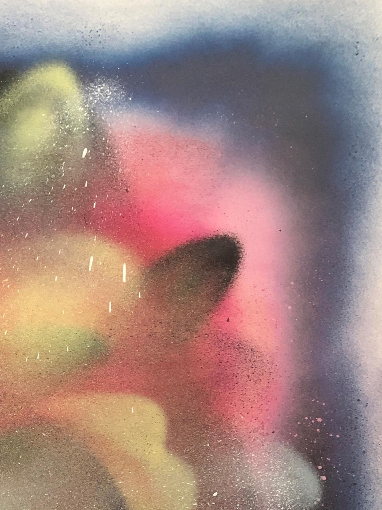 Untitled (Nebula, Street Art, Sprayer, Colorful, Galaxy, 22% OFF - SCHLUSSVERKAUFTUNG) im Angebot 3