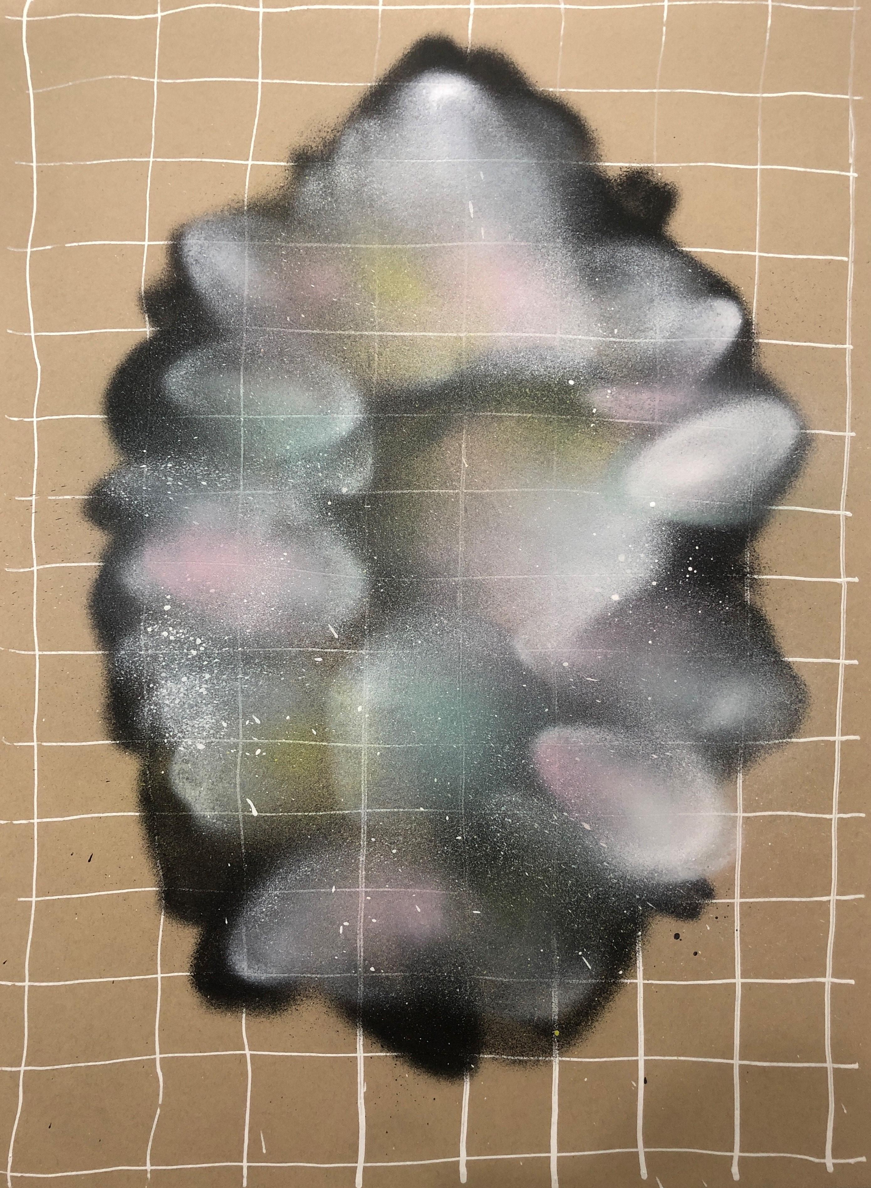 Senza titolo (Nebulosa, Street Art, Spruzzatore, Colorato, Galassia, 22% OFF - TEMPO LIMITATO)