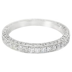 JB Star Diamant und Platin Dreiseitiger Eternity-Ring
