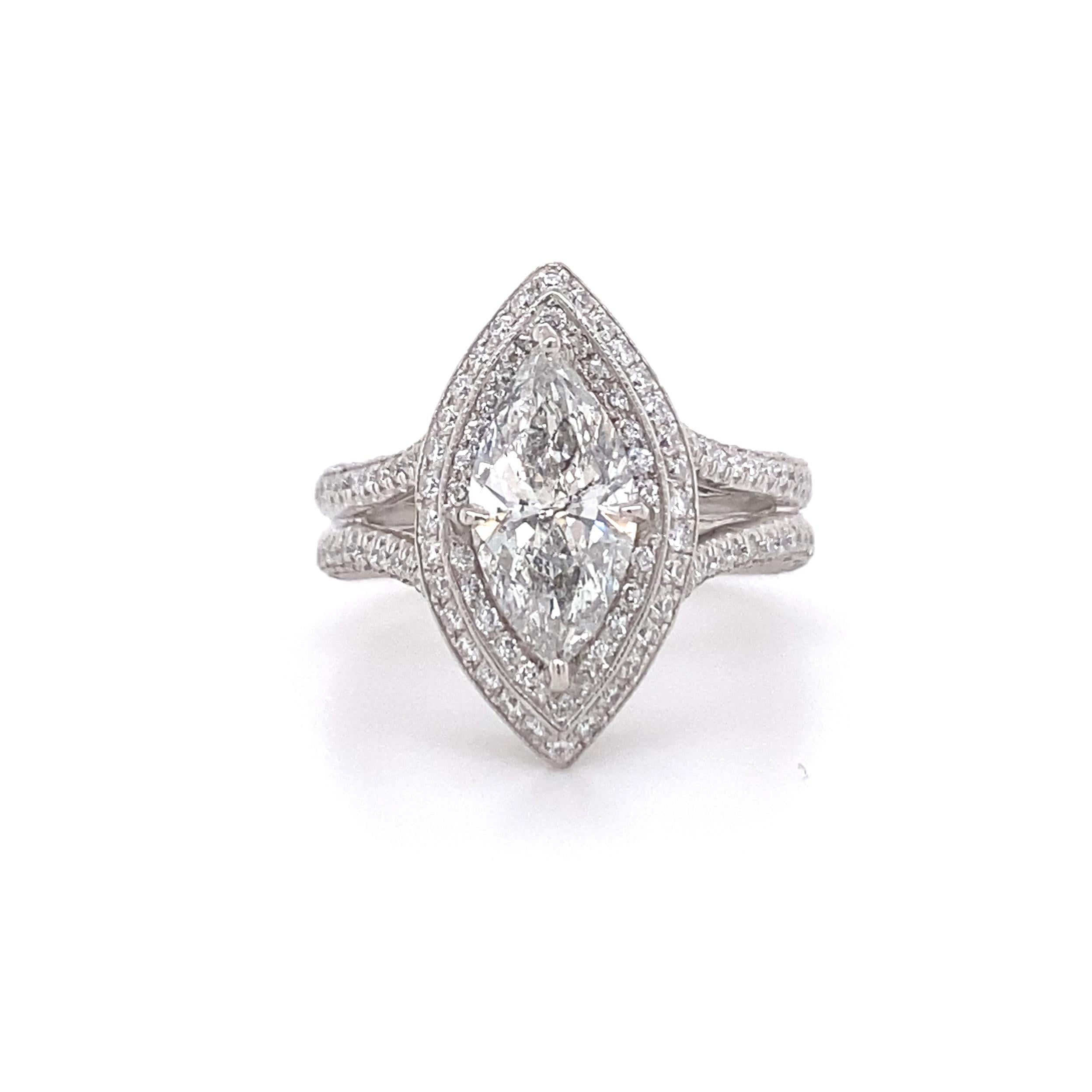 star shaped diamond engagement ring
