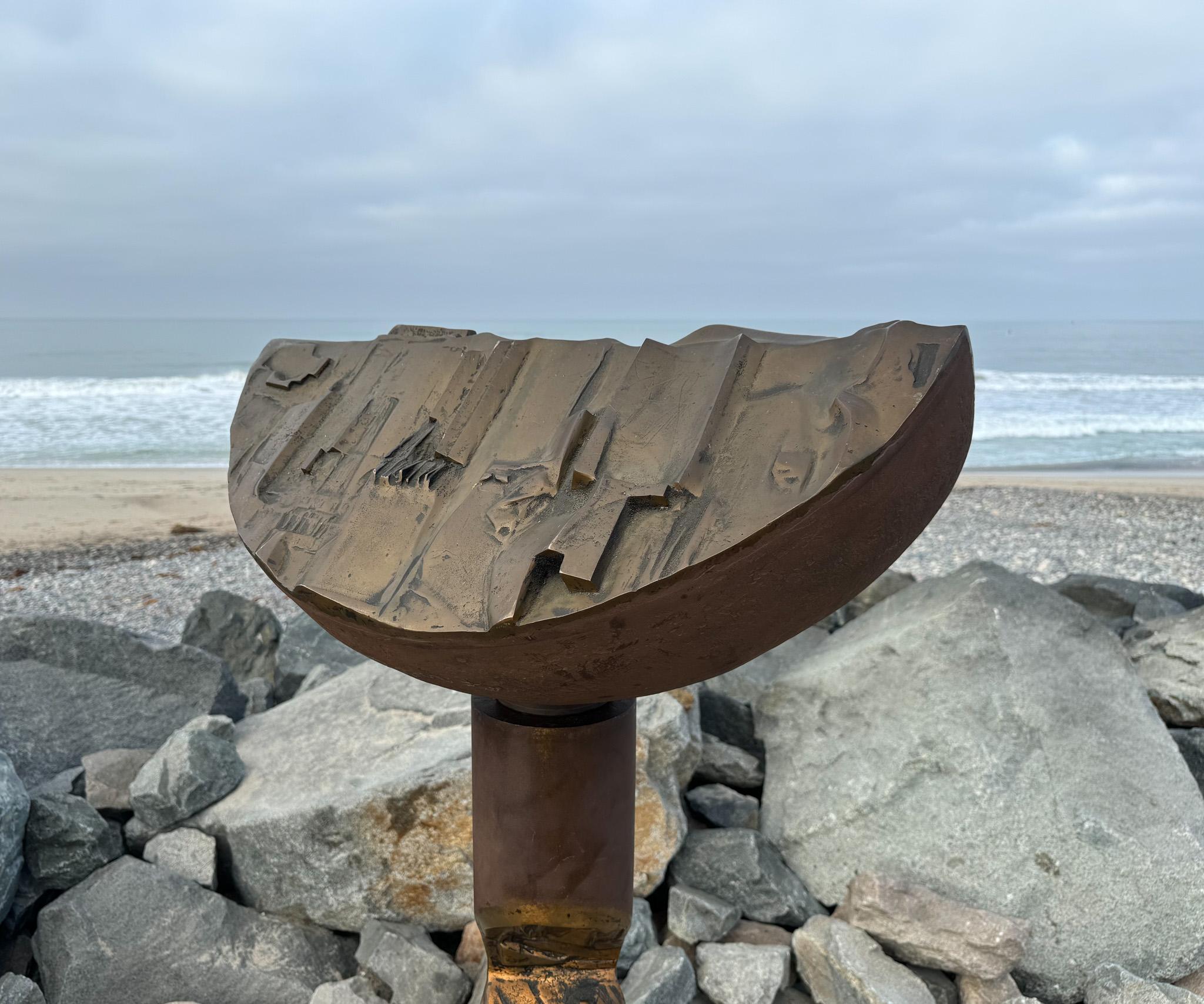 J.B. Thompson Large Scale Abstract Bronze Sculpture, 1970 3