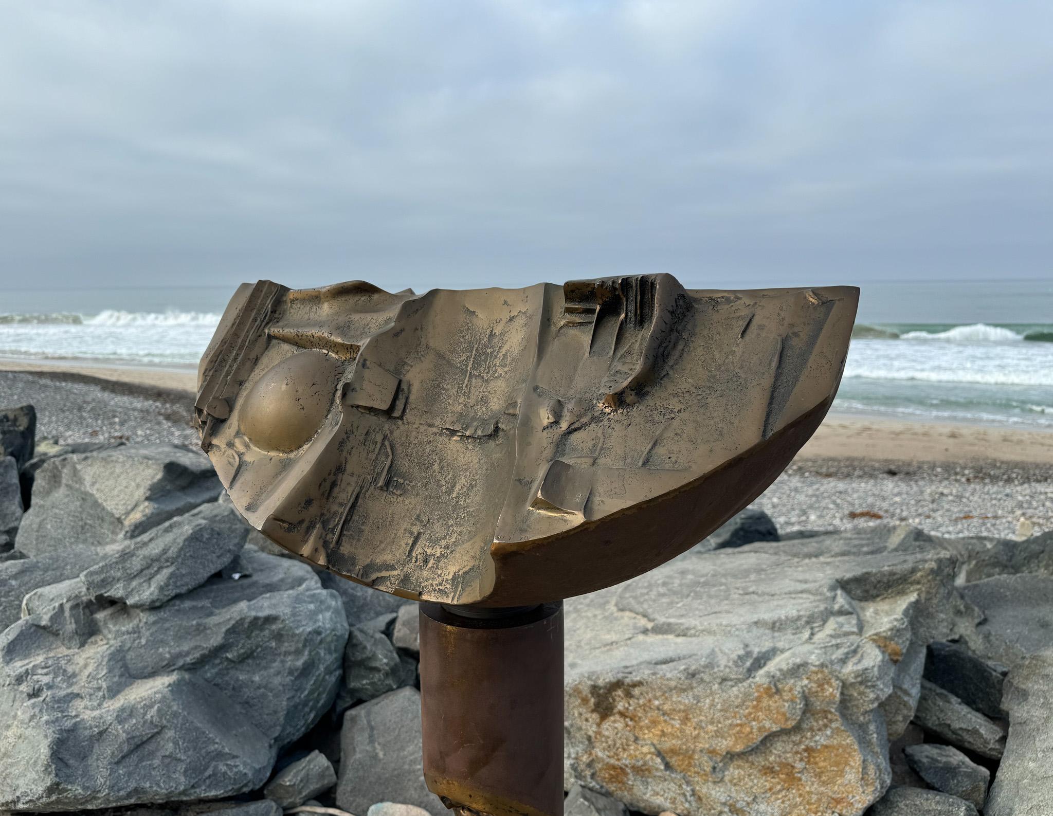 J.B. Thompson Large Scale Abstract Bronze Sculpture, 1970 5