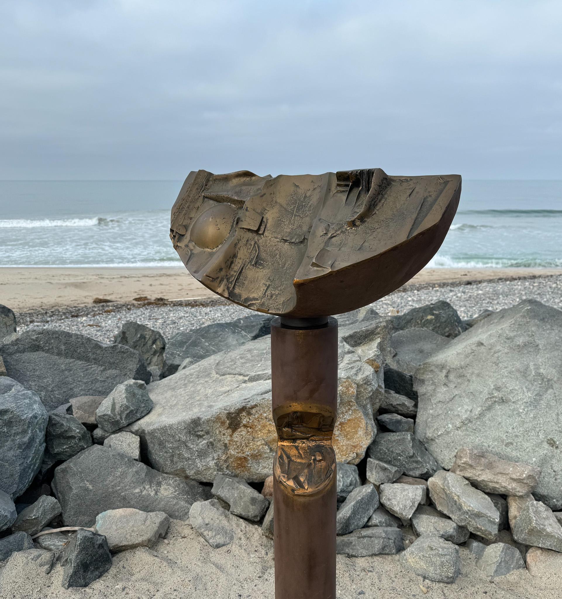 J.B. Thompson Large Scale Abstract Bronze Sculpture, 1970 7