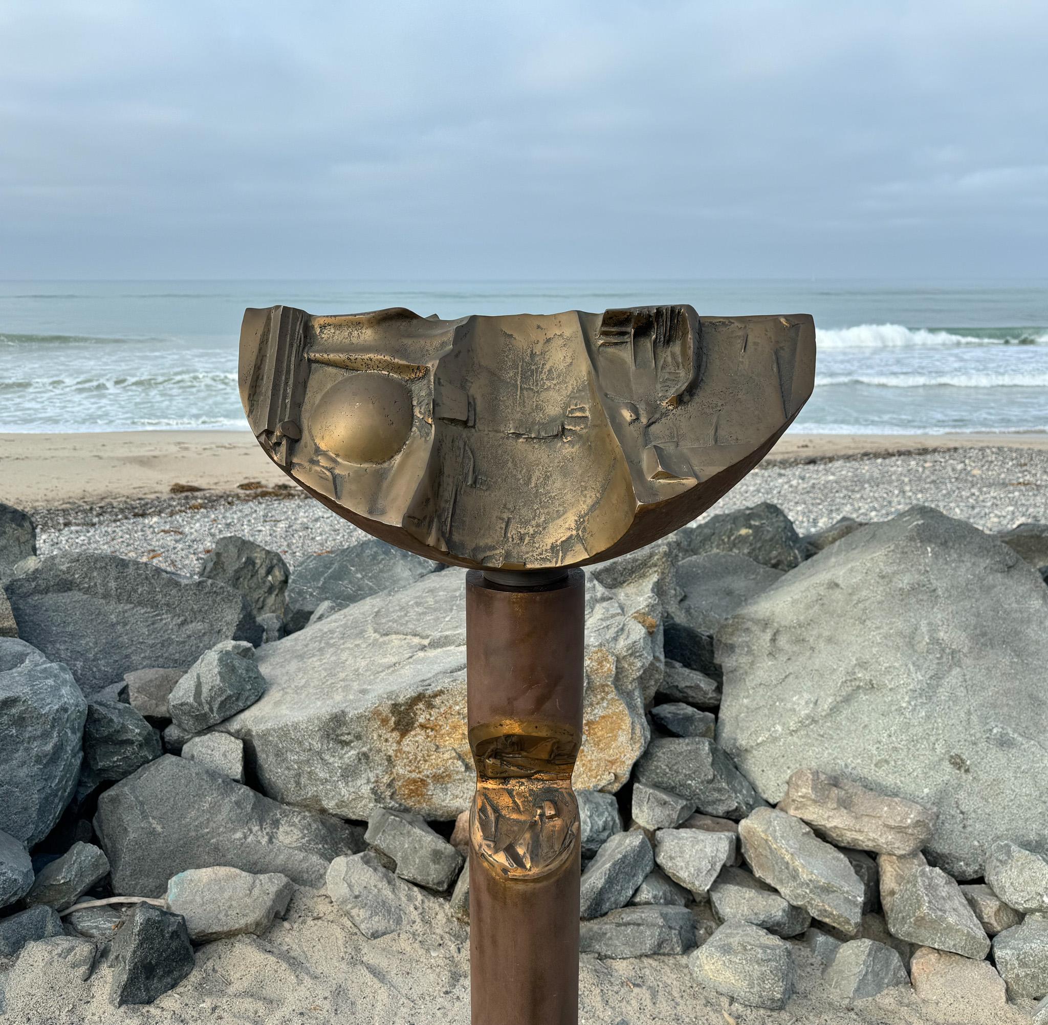 J.B. Thompson Large Scale Abstract Bronze Sculpture, 1970 8