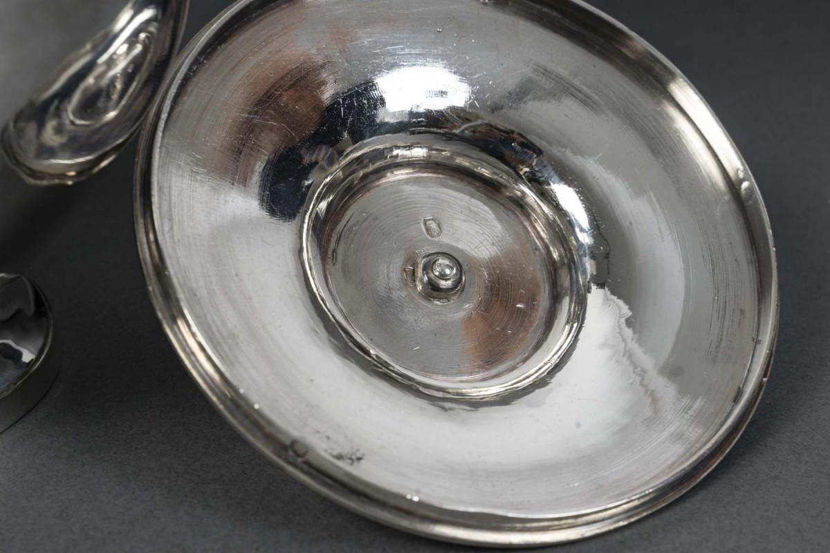 JBC ODIOT – Covered silver sugar bowl, 1st Empire period, 1809/1818 For Sale 4