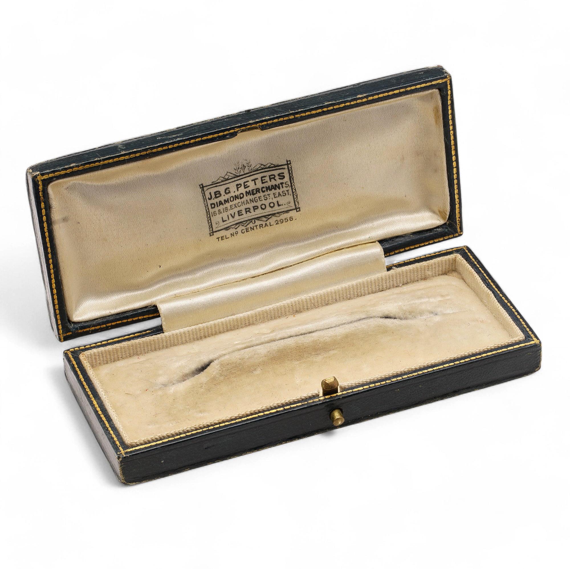 British J.B.G. Peters Diamond Merchants Brooch For Sale