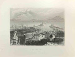 Maryport - Etching  by  J.C. Armytage - 1845