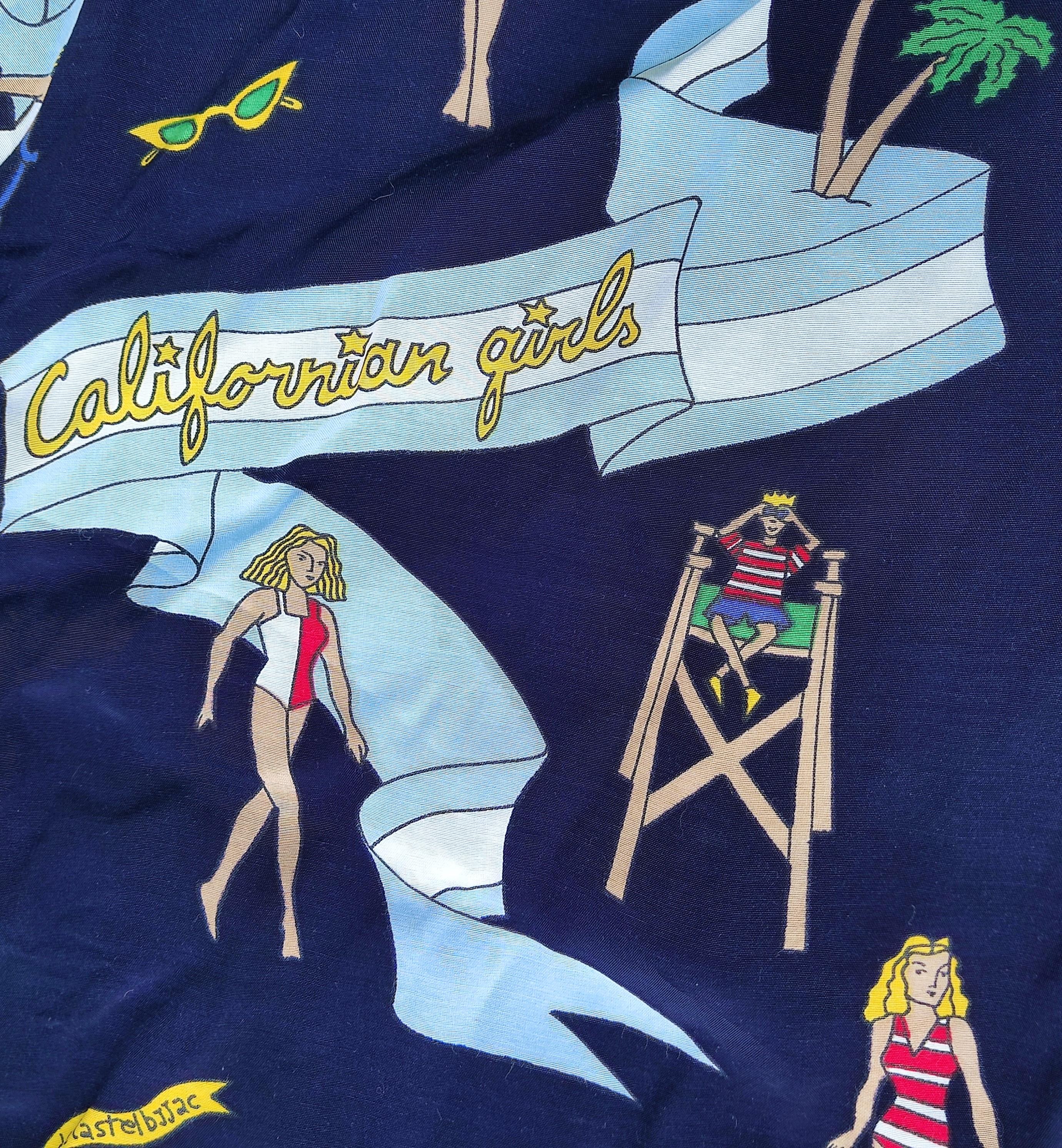 Gray JC de Castelbajac California Californian Girl Girls Beach Vintage Dress
