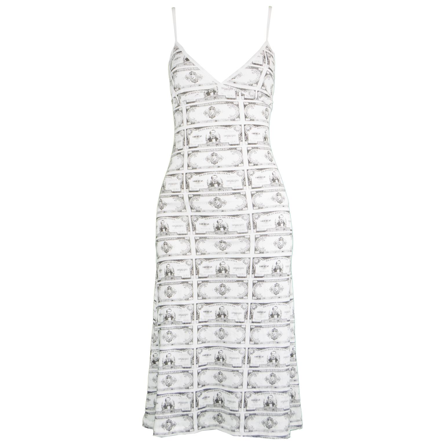 JC de Castelbajac Iconic Vintage Dollar Money Print Pop Art Jersey