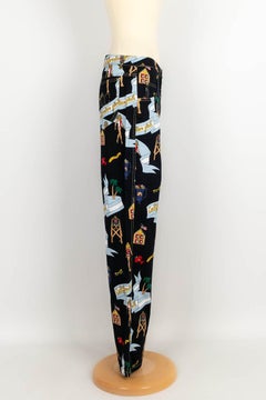 JC de Castelbajac Printed Cotton Pants