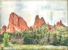 "Central Garden of the Gods" Mixed Media Painting