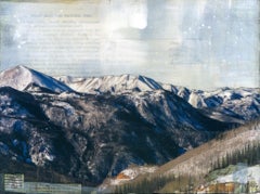 "San Juans in Winter III" Mixed Media Painting